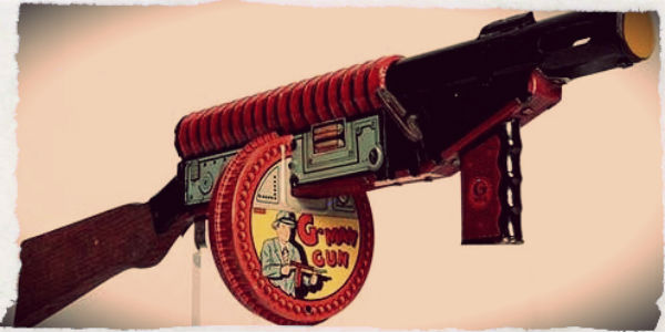 Marx G-Man Tommy Gun Marx G-Man Tommy Gun