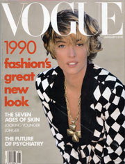 1990 Fashion: Vogue Magazine Cover 1990 Fashion: Vogue Magazine Cover